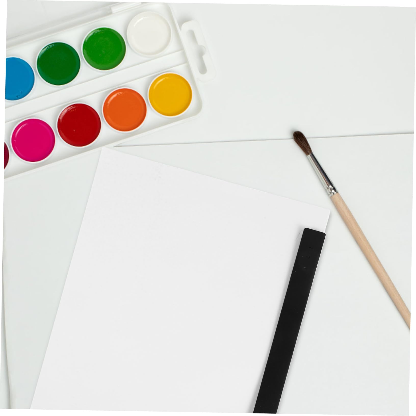 3-loch Zeichenpapier für Comics, Weißes Papier, 200 Blatt | Positionierungslineal Enthalten, für Zeichnungen und Künstlerische Arbeiten, A4-format, für Animatoren und Künstler