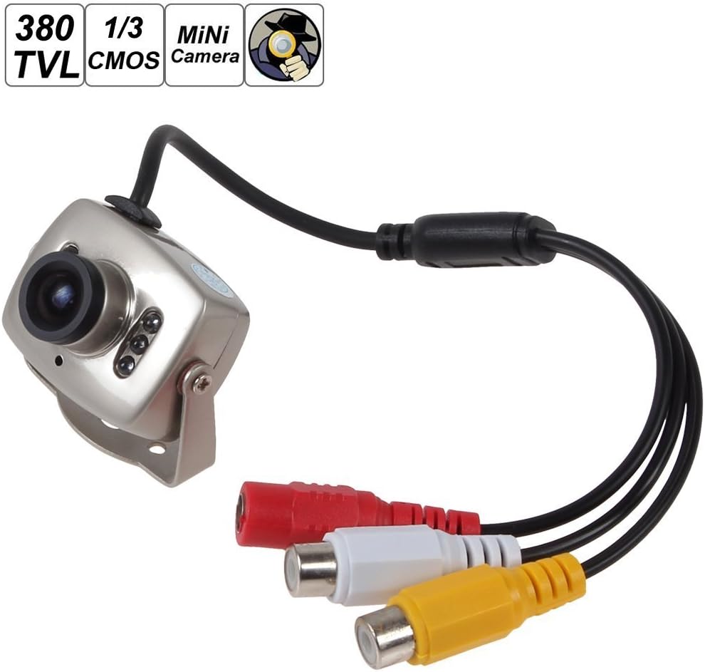 Mini Camera - BANGWEIER 1/3 Inch CMOS Mini Wired CCTV Security Color Night Vision Infrared Video Camcorder
