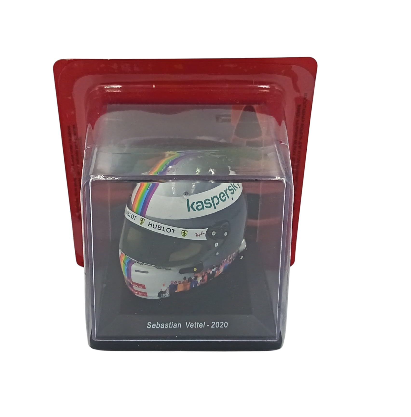 OPO 10 Formel-1-Helm kompatibel mit Ferrari F1: Sebastian Vettel #5 Scuderia Ferrari 3. Großer Preis der Türkei 2020 - Maßstab 1:5 Spark - CAS77