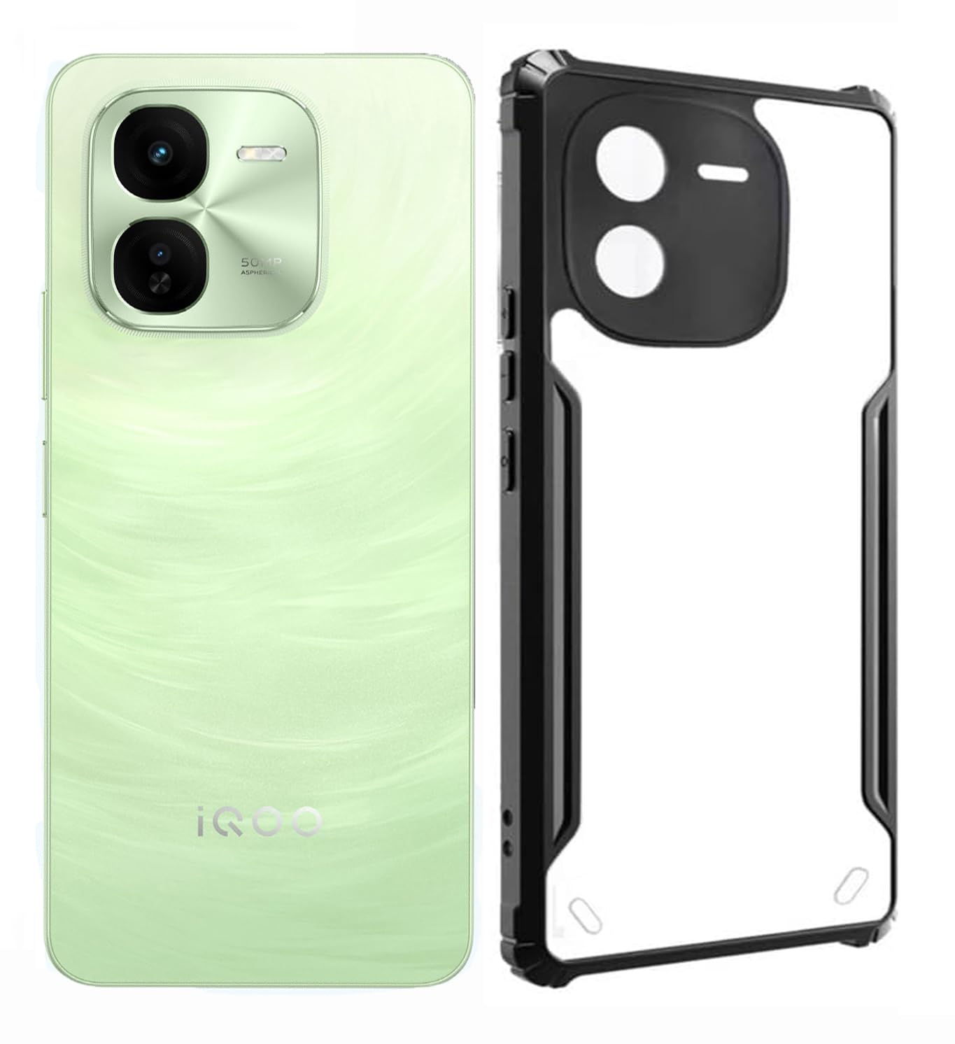 Carrywrap Synthetic Rubber Transparent Hard Back Cover Case For Iqoo Z9X 5G (B0D4HFNKM7) Amazon Price History, Amazon Price Tracker