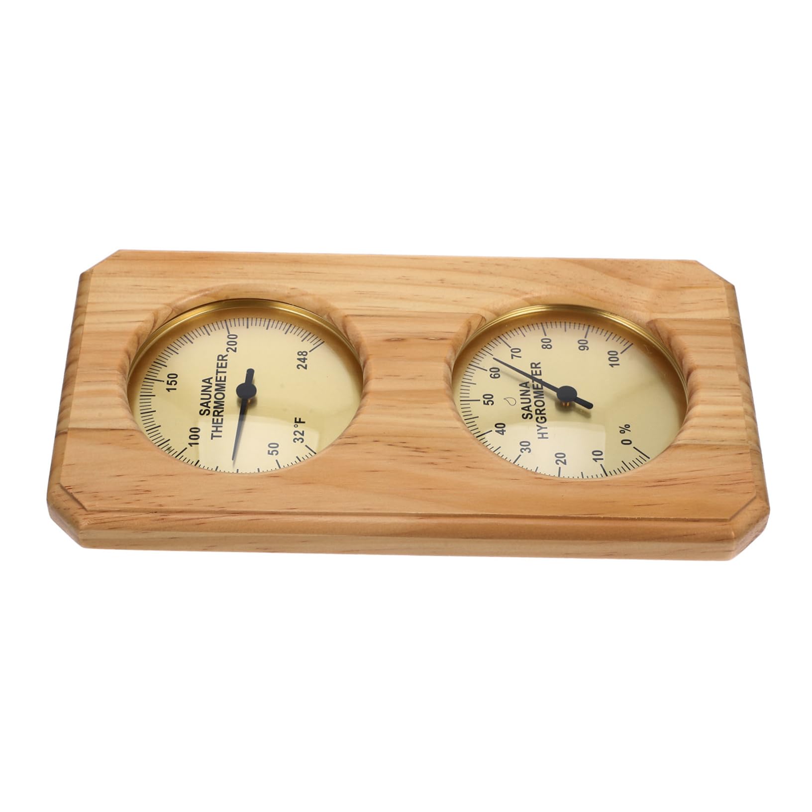 ARTSEWPLY Home Temperature and Humidity Gauge Sauna Hygrothermograph for Daily Use Wall-Mounted Room Thermometer and Humidity for Indoor Saunas and Steam Rooms