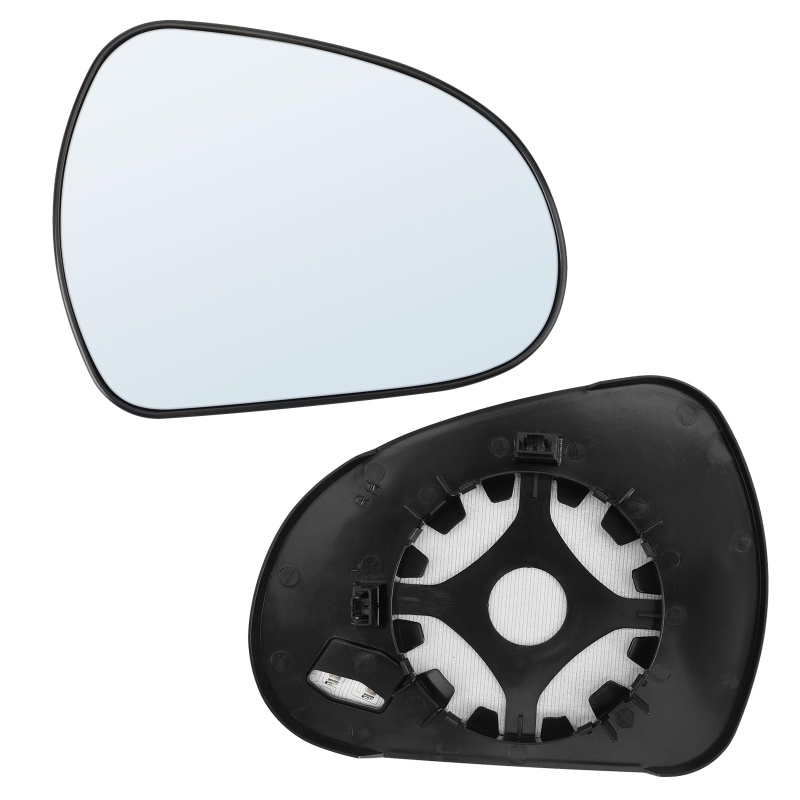 Verre Rétroviseur Pour JEEP Pour Compass 2007-2016 Verre Miroir Grand Angle Chauffant Voiture Verre Rétroviseur Remplacement (Couleur : Heated R