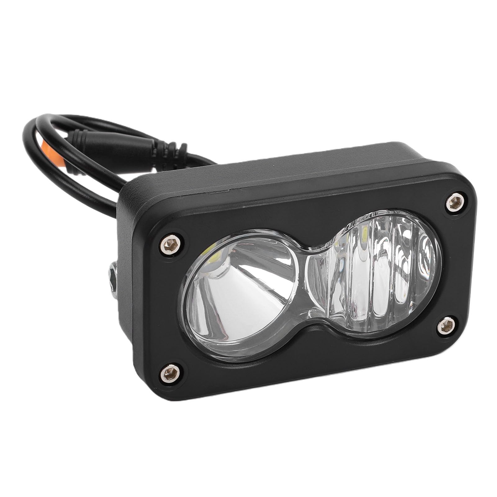 POENVFPO 3-Zoll-LED-Scheinwerfer für Ridstar Q20, Q20 Lite, Q20 Pro Bike, Superhell 2000LM mit 3-poligem IP68-wasserdichten Anschluss