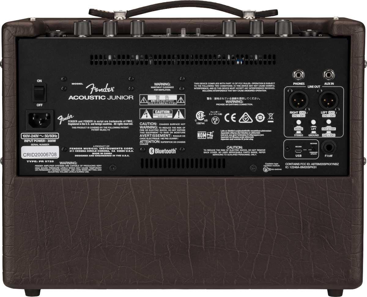 Amazon.co.jp: Fender アコースティックギターアンプ Acoustic Junior 