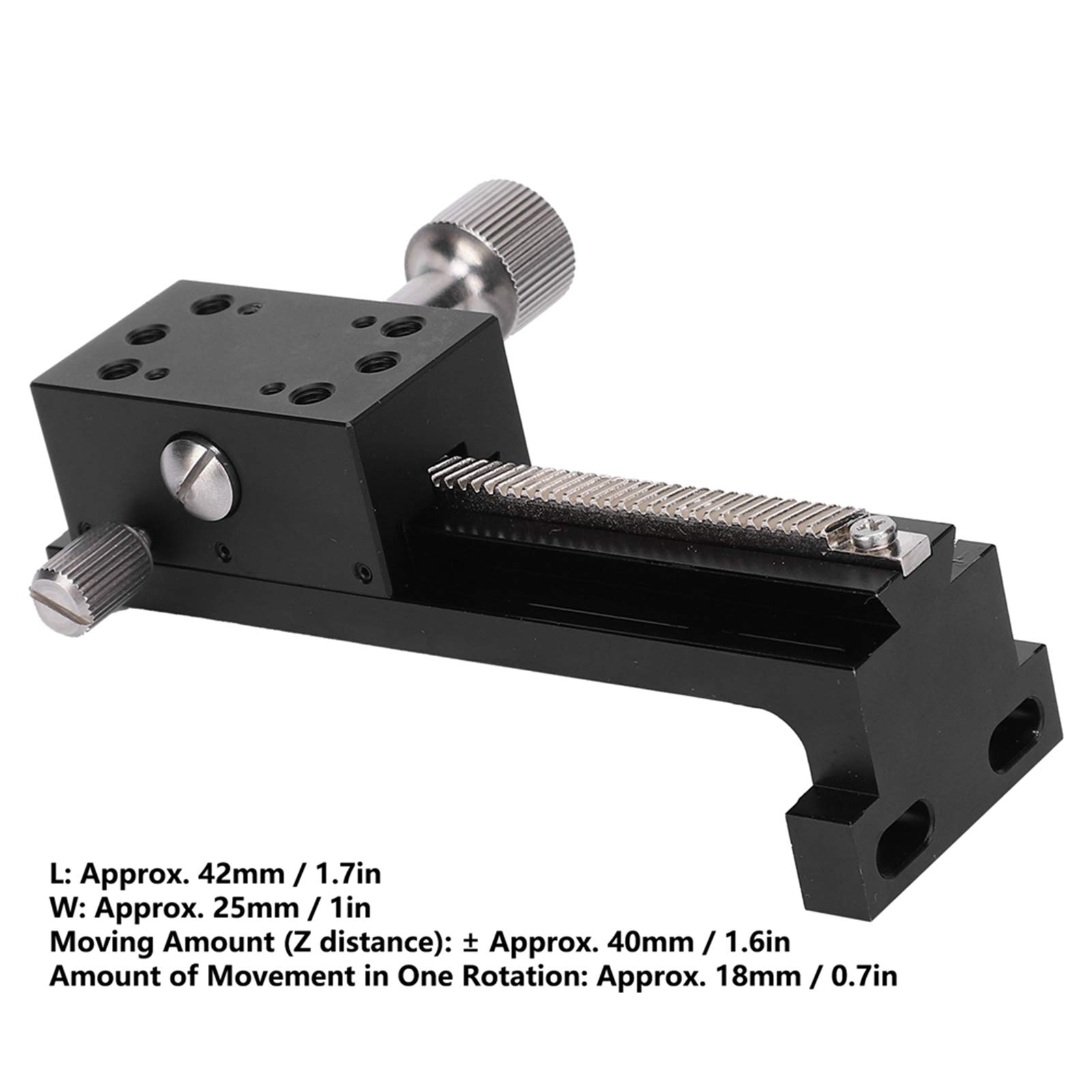 Z - Axis Linear Etap ZLWG100 | Podręcznik o wysokiej dokładności przesuwnej tabeli optycznej/pomiarowej/półprzewodnikowej | Poradnik do gastronomicznych ze stopu aluminium,