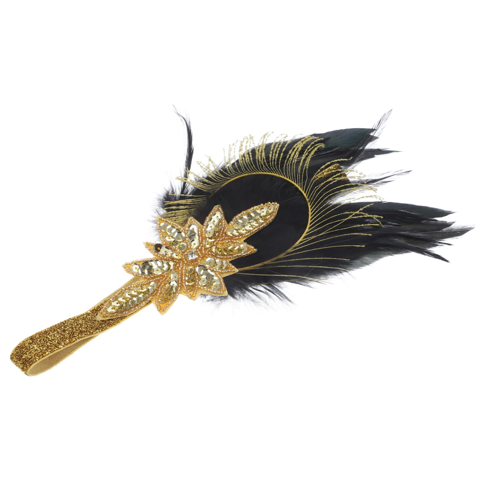 Beavorty Tiara Nupcial 4 Piezas Diadema De De Boda Tocados De Novia Para Boda Tocado Vintage Años 20 Diadema De Cuentas Para Mujer 1920 Pelo Mujer Banquete Elasticidad Poliéster