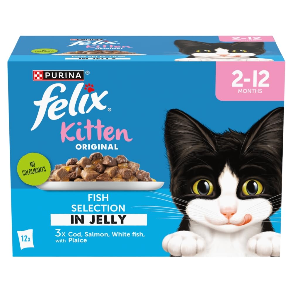 Felix Kitten Original Pouches - Fish Selection (12 X 85G)