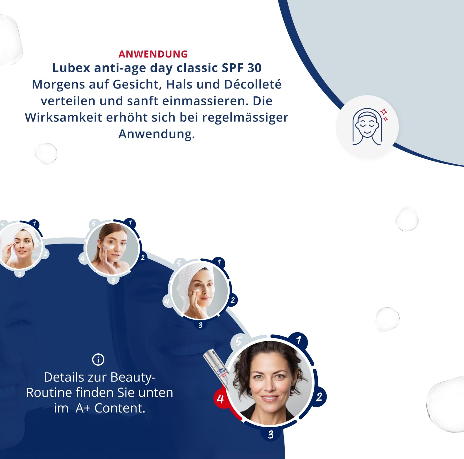day classic SPF 30 – Tagespflege mit UVA- & UVB-Schutz, Dipeptid-Komplex, Ectoin & Hyaluronsäure, für normale bis leicht trockene Haut, hergestellt in der Schweiz, 50ml