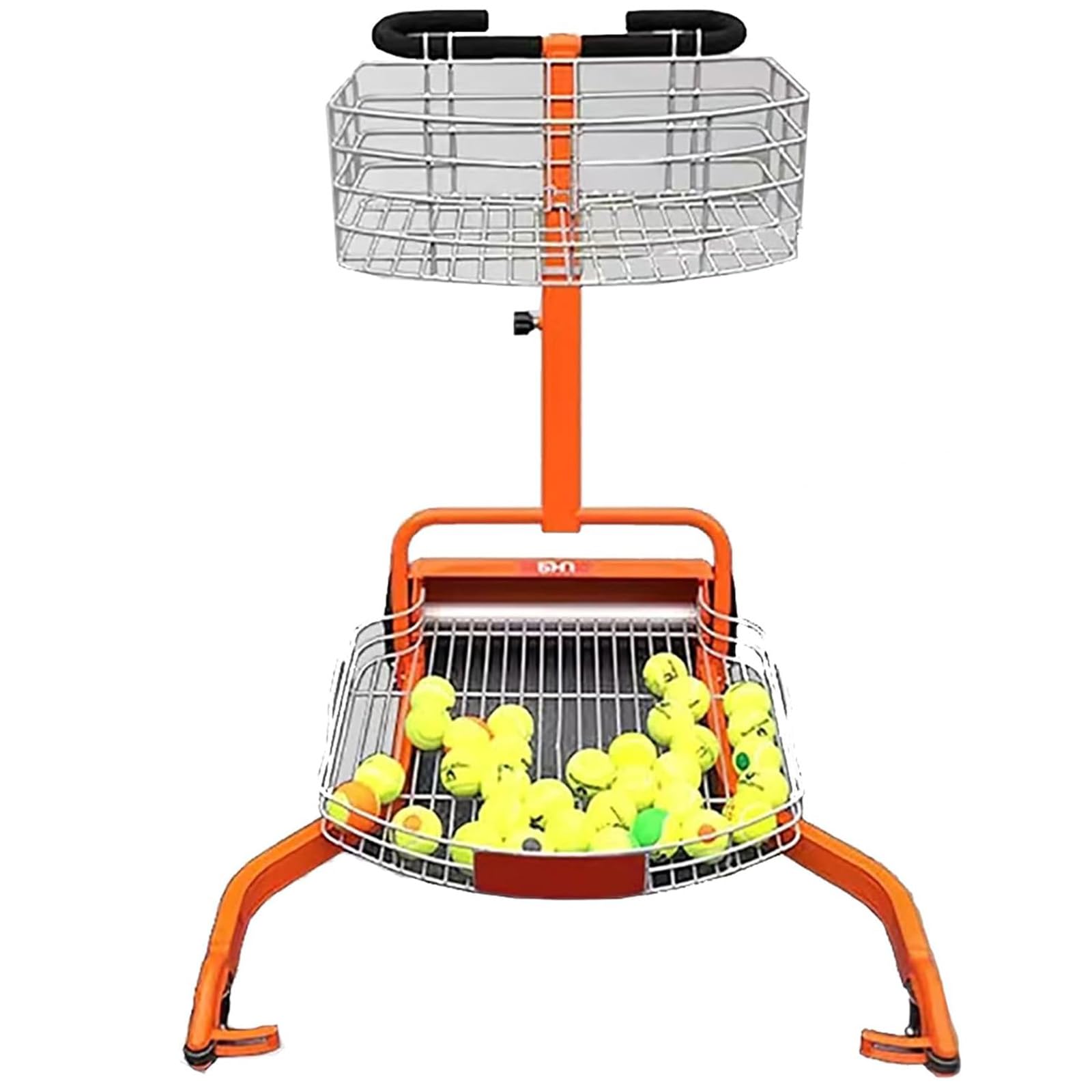 Raccoglitore automatico di palline da tennis, efficiente carrello multifunzione per un facile recupero su campi e palestre
