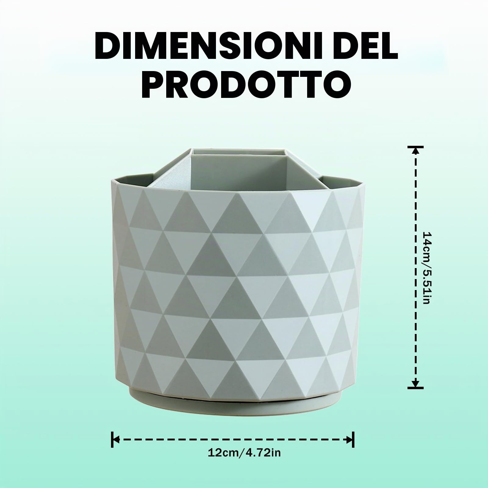 organizzatore trucchi 360°,organizer trucchi con 5 scomparti,organizer scrivania,porta penne per scrivania,organizer bagno,porta trucchi per pennelli da trucco, cancelleria