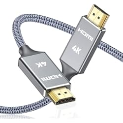 alclap Cable HDMI 4K 2 metros, Cable HDMI de Alta Velocidad soporta 4K Ultra, Ethernet.3D.2160P.1080P,Blu-Ray,TV,Playstation PS3,PS4, HDTV,Arco,HDCP 2.2,HDR