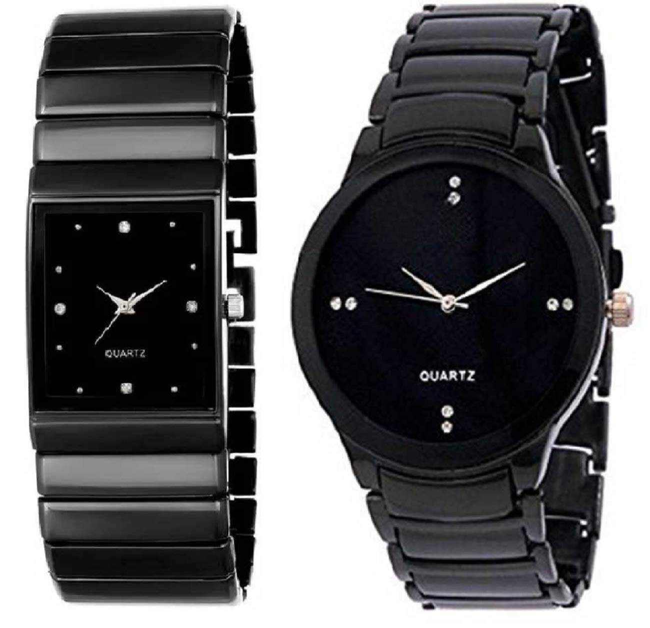 ZUPERIA Elegant Black Combo Watches for Boys and Men (B083B9639N) Amazon Price History, Amazon Price Tracker
