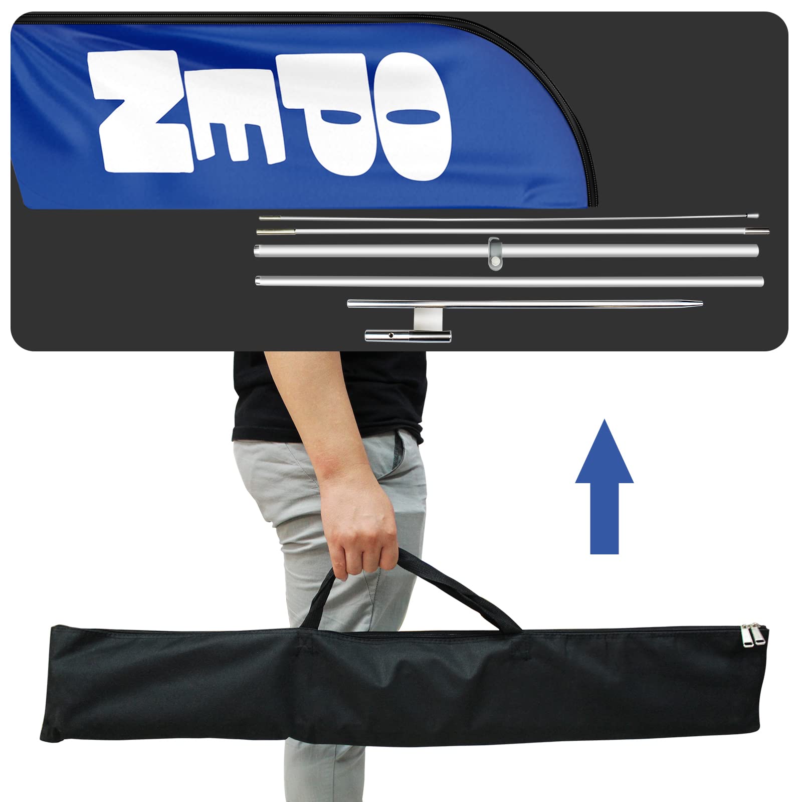 Drapeau Swooper Sur Le Thème De La Pharmacie, 2,1 M, Drapeau De