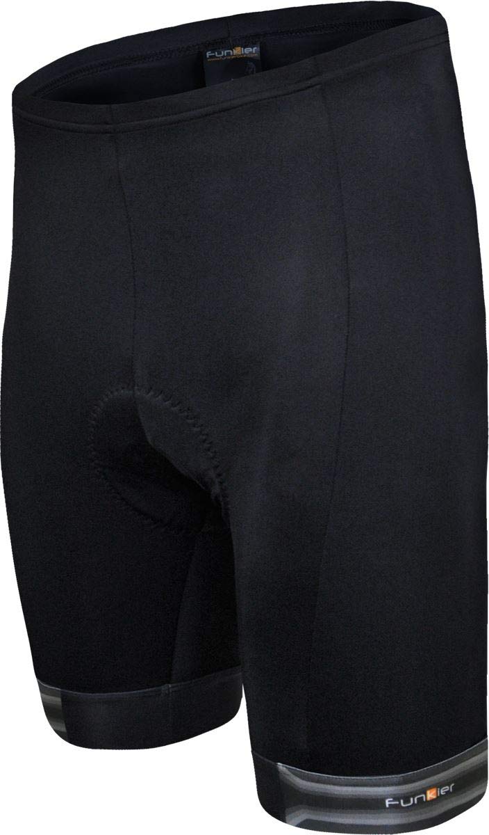 Funkier - Bike: F-10-10 Panel Shorts (C14 Pad) in Black-BLACK -XX-LARGE