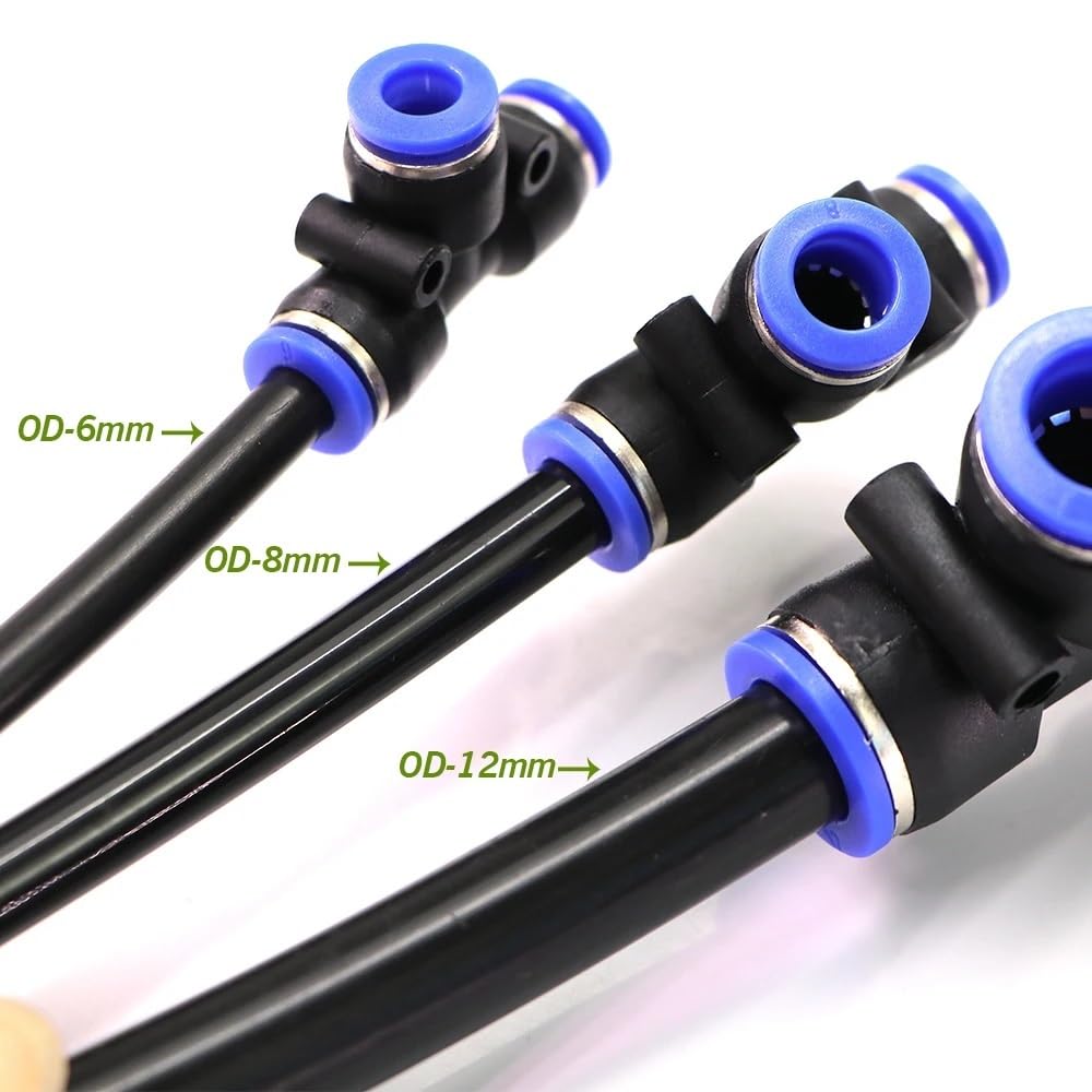Tuyau d'arrosage en PE Noir, résistant à la Pression, 10/20/30/50M OD-6mm 8mm 12mm, 4/6mm 5/8mm 9/12mm, Tuyau d'irrigation Goutte à Goutte, Tube d'arrosage 3/8 "1/4"(OD-8MM_20M-65.6FT)