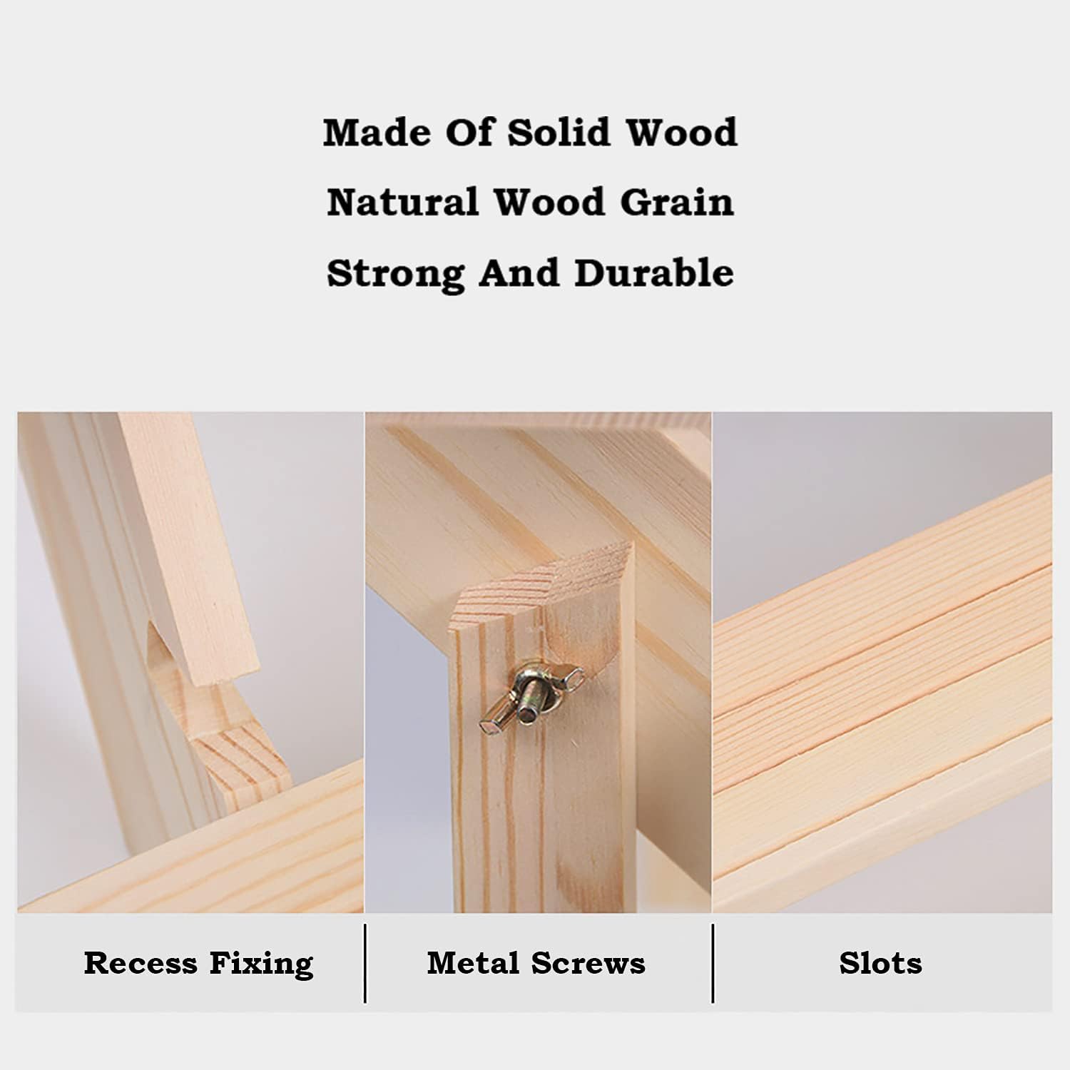 3 Steps Display Riser 2pcs Earring Display Stands Showcase Cascading Merchandise Organizer Tray Vendor Display Supplies for Tabletop Shows Solid Wood…