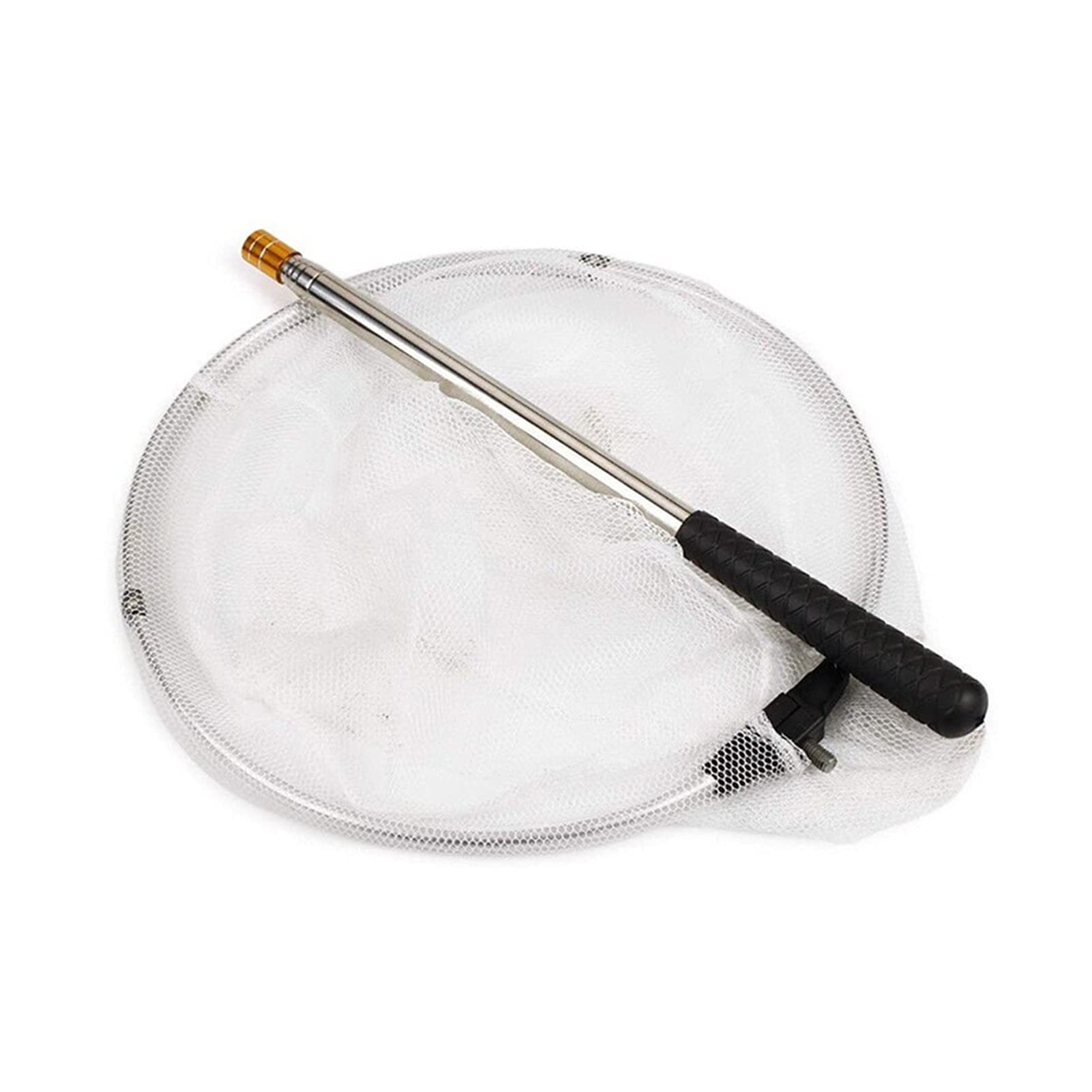 Epuisette Pêche Pliable Net Télescopique Insectie Mesh Portable Poignée en Acier Inoxydable Poignée Enfants Outdoor Activité Net Pôle for Insectes Fishing Rod Accessories