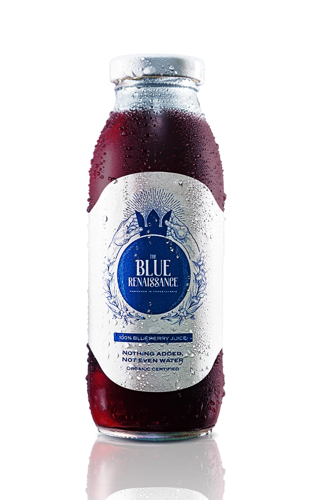 The Blue Renaissance Certified Organic 100% Blueberry Juice | 6 Pack | 300ml
