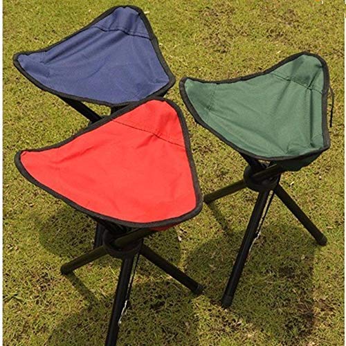 VUNEXO / Portable Small Tripod Stool Folding Three Leg Fishing Stool for Outdoor Camping Travel Outdoor Garden Beach Stool (Tripod-Folding-Tool) 1