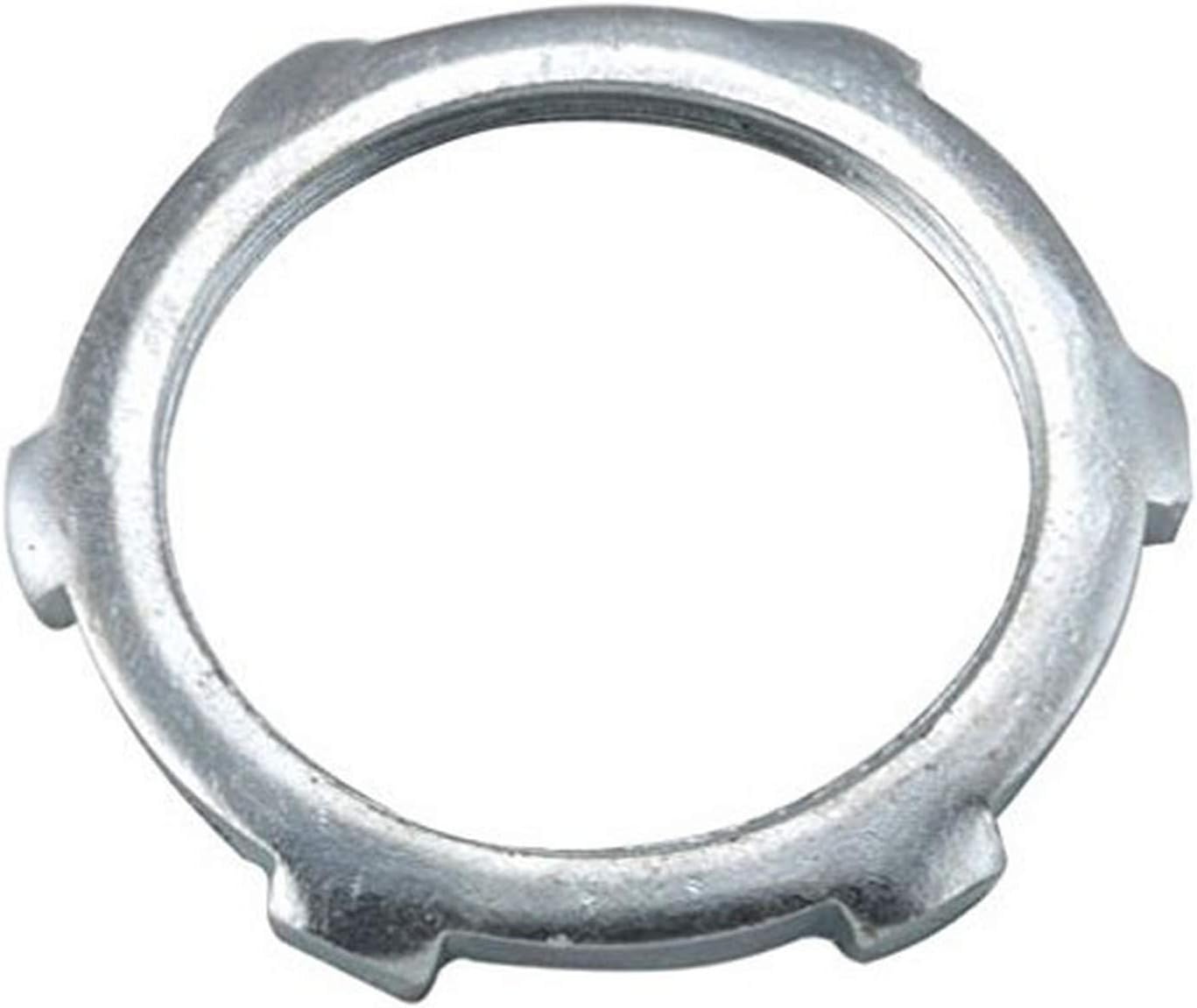 1198B2 Locknut, 2 Inch Trade Size, Steel, Rigid/IMC Conduit, Non-UL, 2-Pack