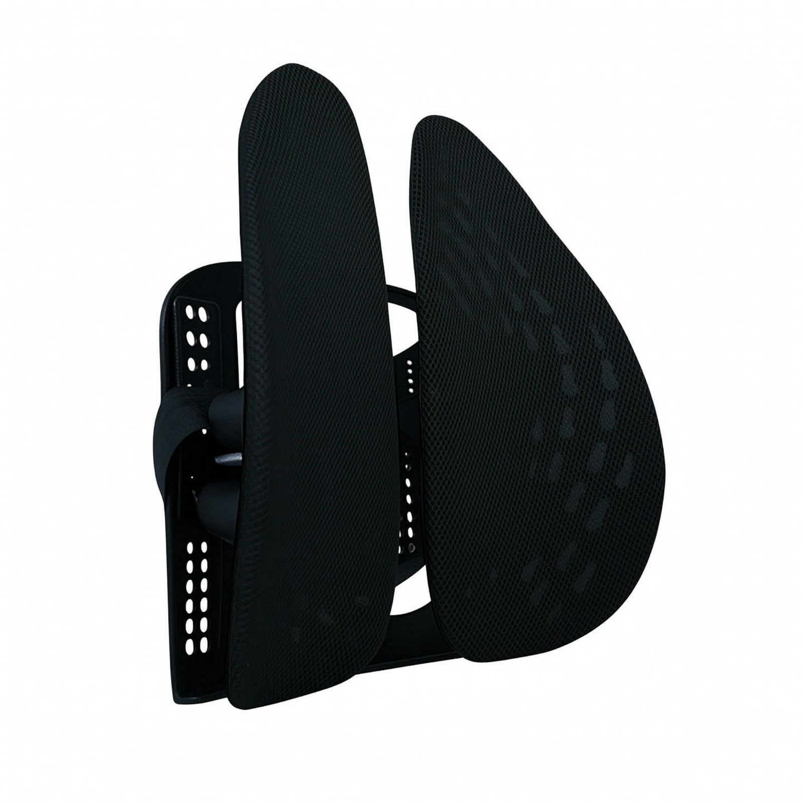 LOVIVER Coussin Soutien Lombaire Polyvalent, Noir, 36 × 14 × 36,5 Cm
