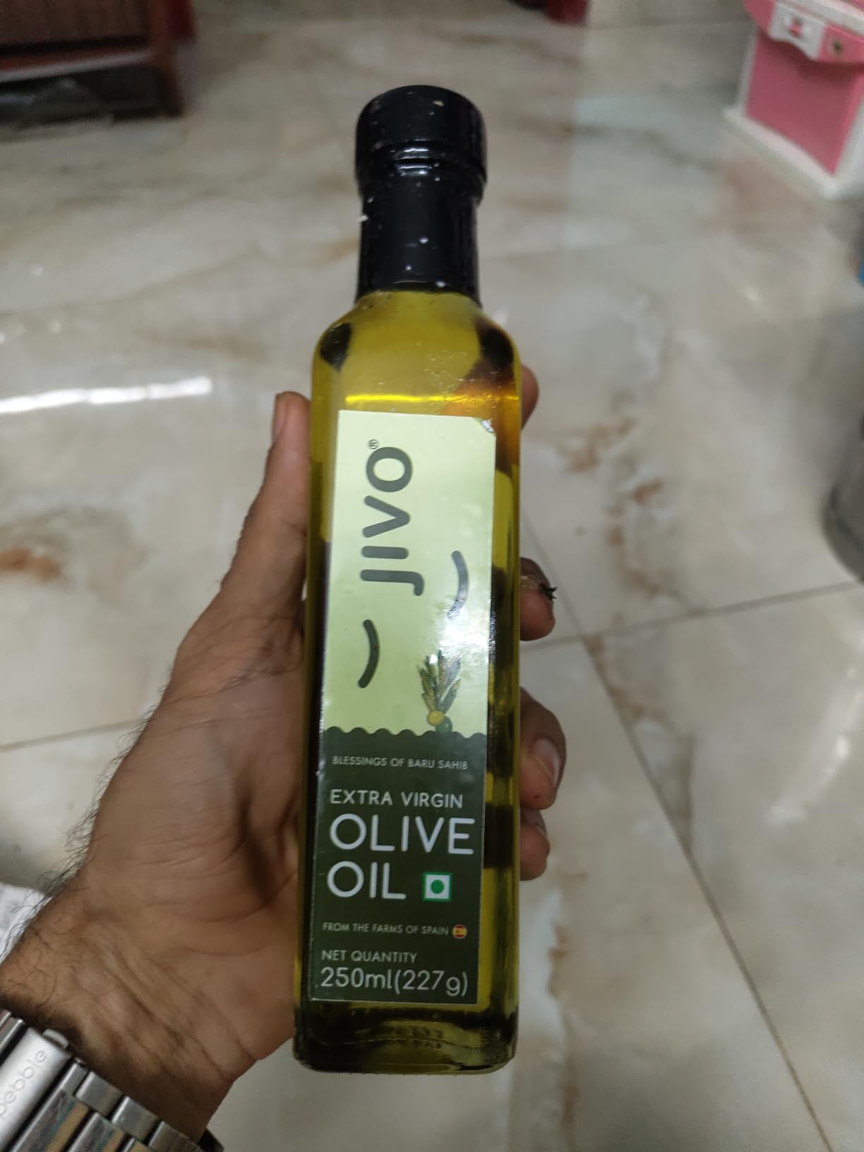Jivo Extra Virgin Olive Oil 250 ML Contains Vitamin E Low in