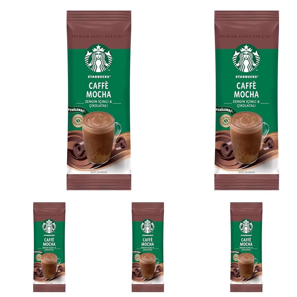 STARBUCKS Caffè Mocha Premium Kahve Karışımı 22 g Tekli Paket (5 paketi)
