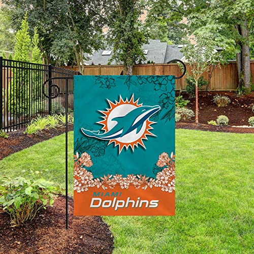 Image of Rico Industries NFL Standard /Primary 13 inch x 18 inch Double Sided Garden Flag - Great Gift for Men, Women, & Fans