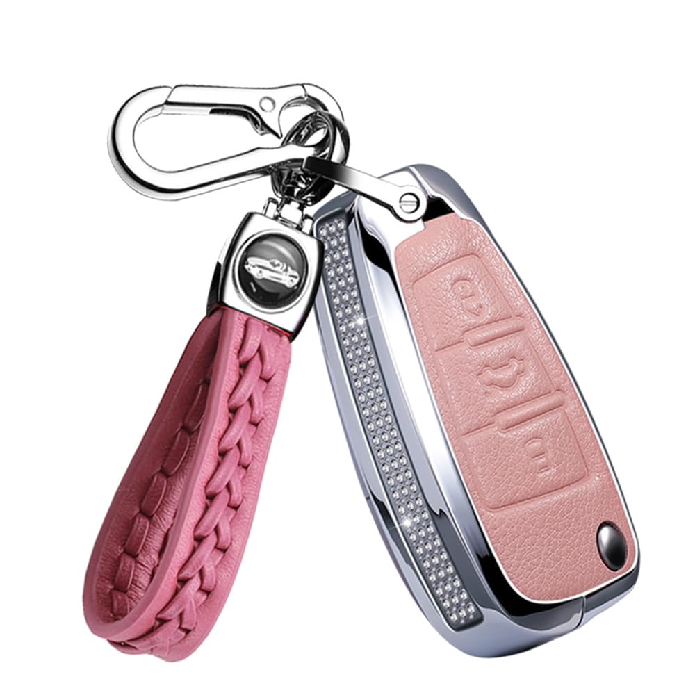 Etui na kluczyki samochodowe ze stopu aluminium, pasuje do Audi A1, A3, A4, A6, A8, Quattro Q2, Q3, Q7, S3, S6, RS3, RS6, R8, TT, TTS, etui na kluczyki samochodowe, akcesoria, 3 przyciski