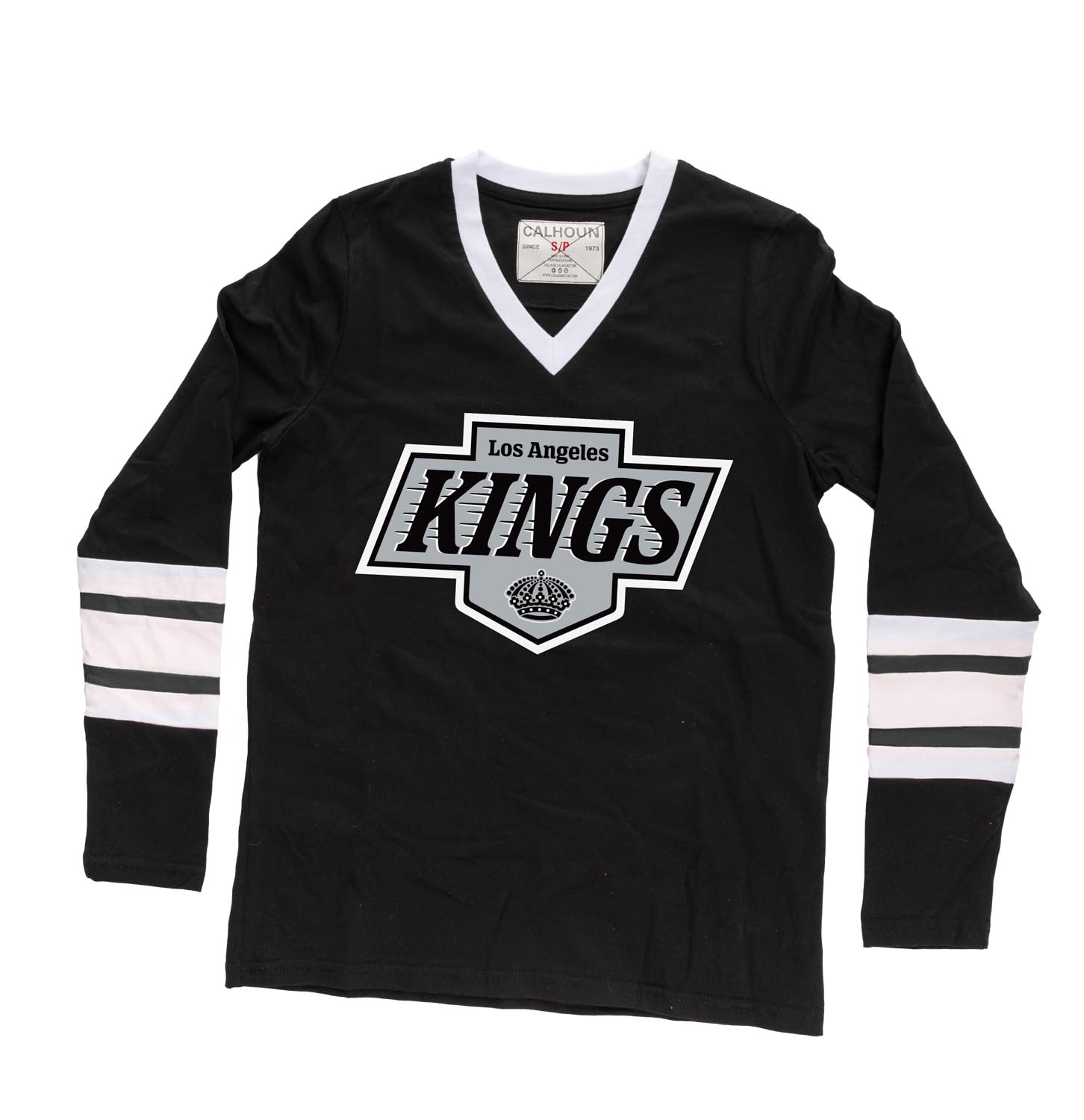 Calhoun NHL Women's V-Neck Varsity Long Sleeve Shirt