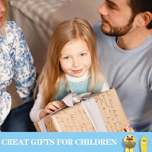 Miniatura 7 de Juego de palillos para niños, juego de palillos de entrenamiento para niños y principiantes, juego de palillos de pato amarillo, cuchara, tenedor y