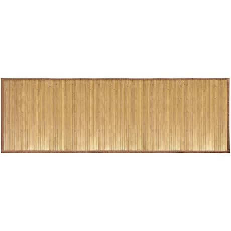 iDesign Bamboo Non-Skid Water-Resistant Floor Mat - 24" x 72", Natural