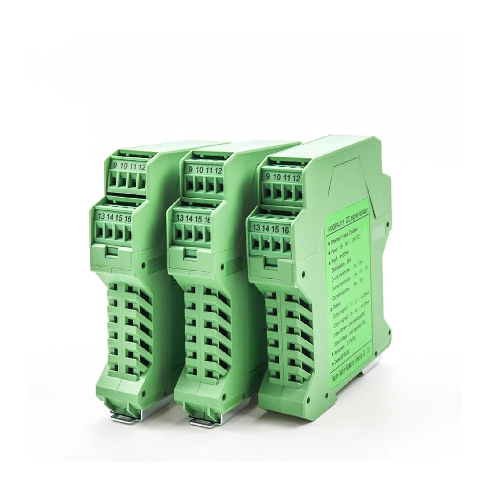 Isolateur de signal 4-20mA anti-interférence convertisseur 0-10V à 4 sorties 24V