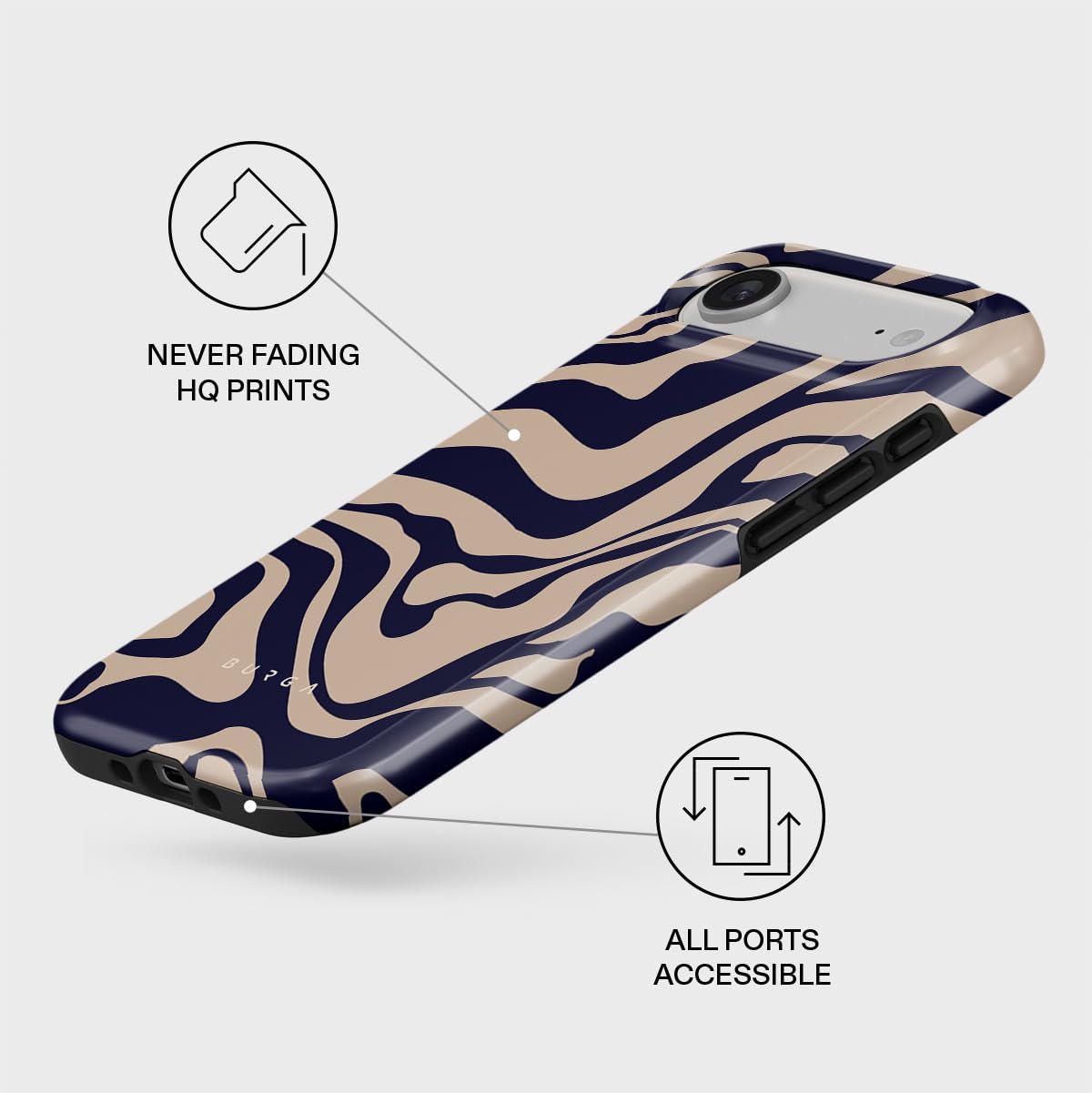 Amazon.co.jp: BURGA iPhone 17 Air用スマホケース - かわいい 