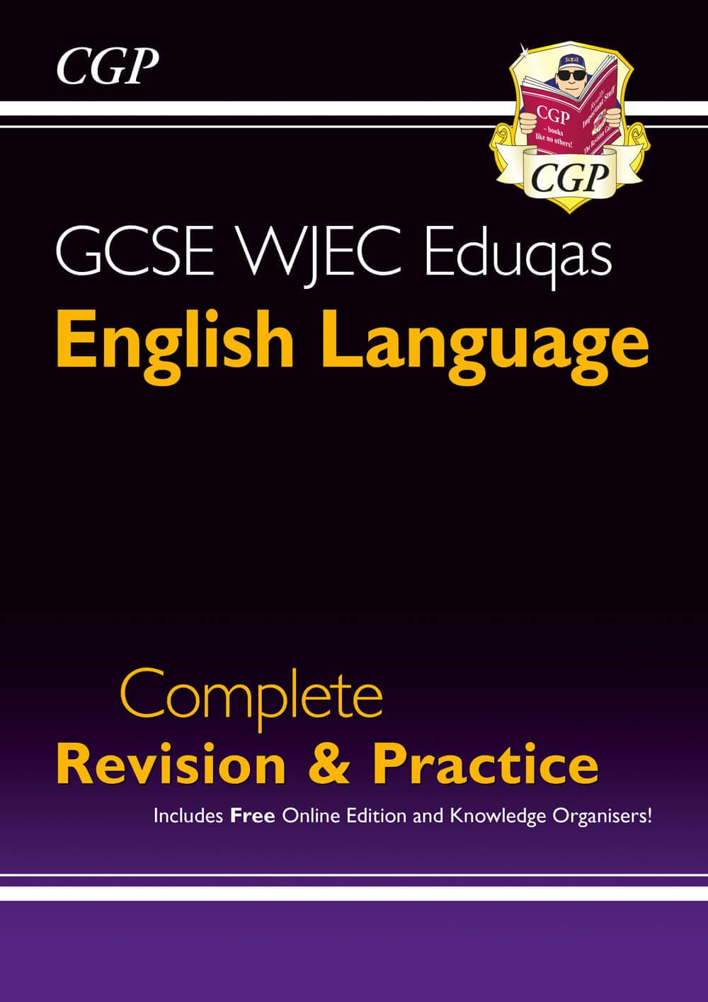 Coordination Group Publications Ltd (CGP) Revision & Practice Book for GCSE English Language WJEC Eduqas with Online Edition