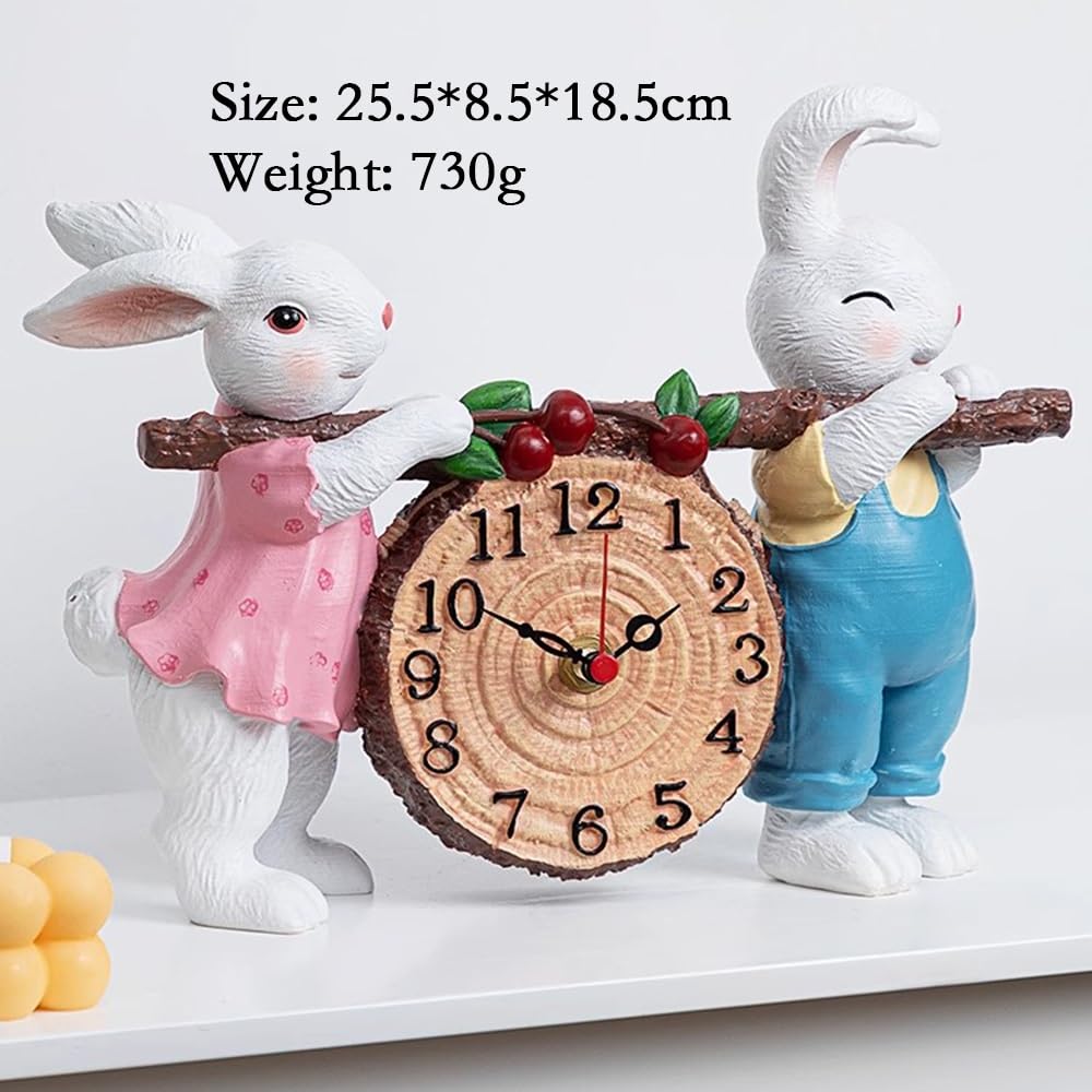 Décorative Horloge de Table personnalité Horloge créative Petite Horloge de Table Maison Chambre décoration Table silencieuse pour Bureau Chambre Table