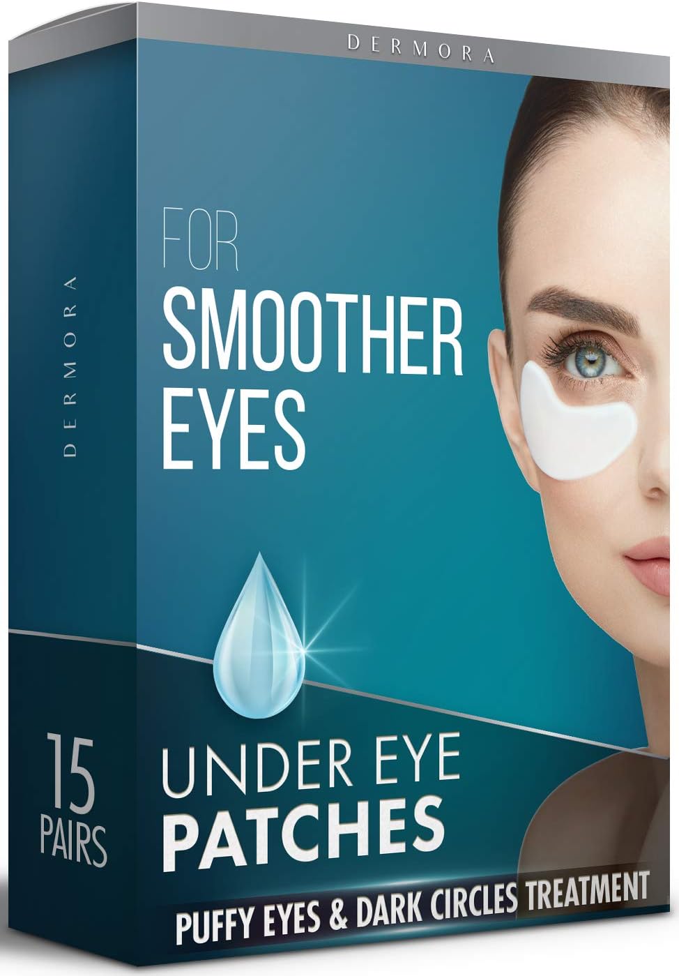 Under Eye Patches โ 15 Pairs - Puffy Eyes & Dark Circles Treatments โ Look less Tired and Reduce Wrinkles and Fine Lines Undereye, Revitalize and Refresh Your Skin - Cruelty Free & Vegan.