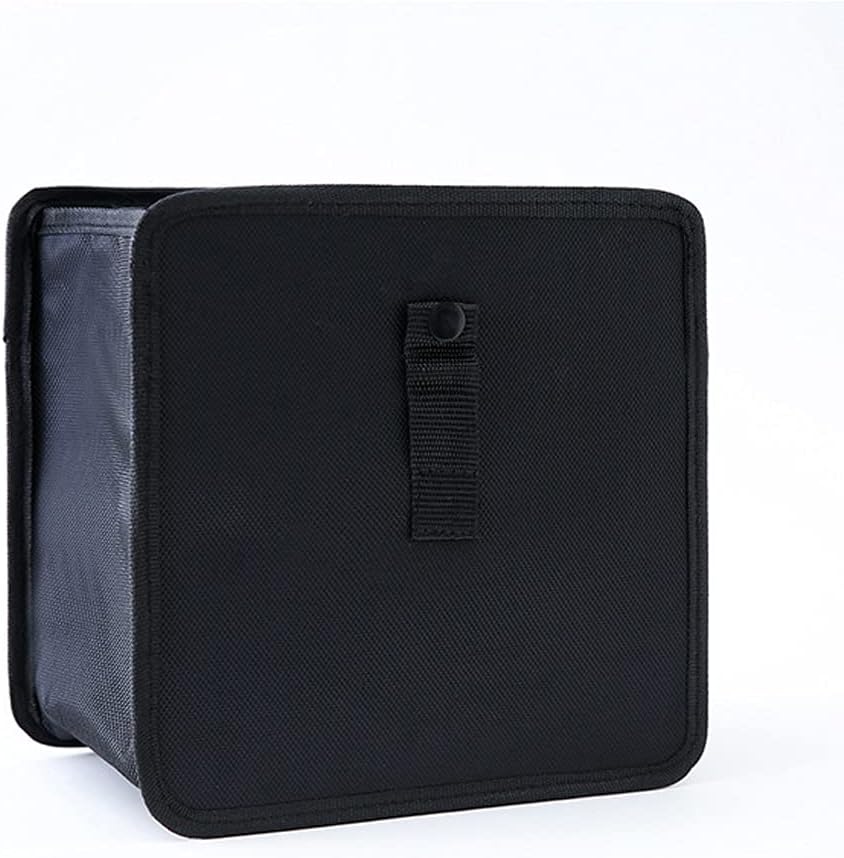 Folded Leakproof Car Garbage Organizer Trash Bin Bag With Cover Lid Hanging Traveling Foldable Leak Proof Trash Bag