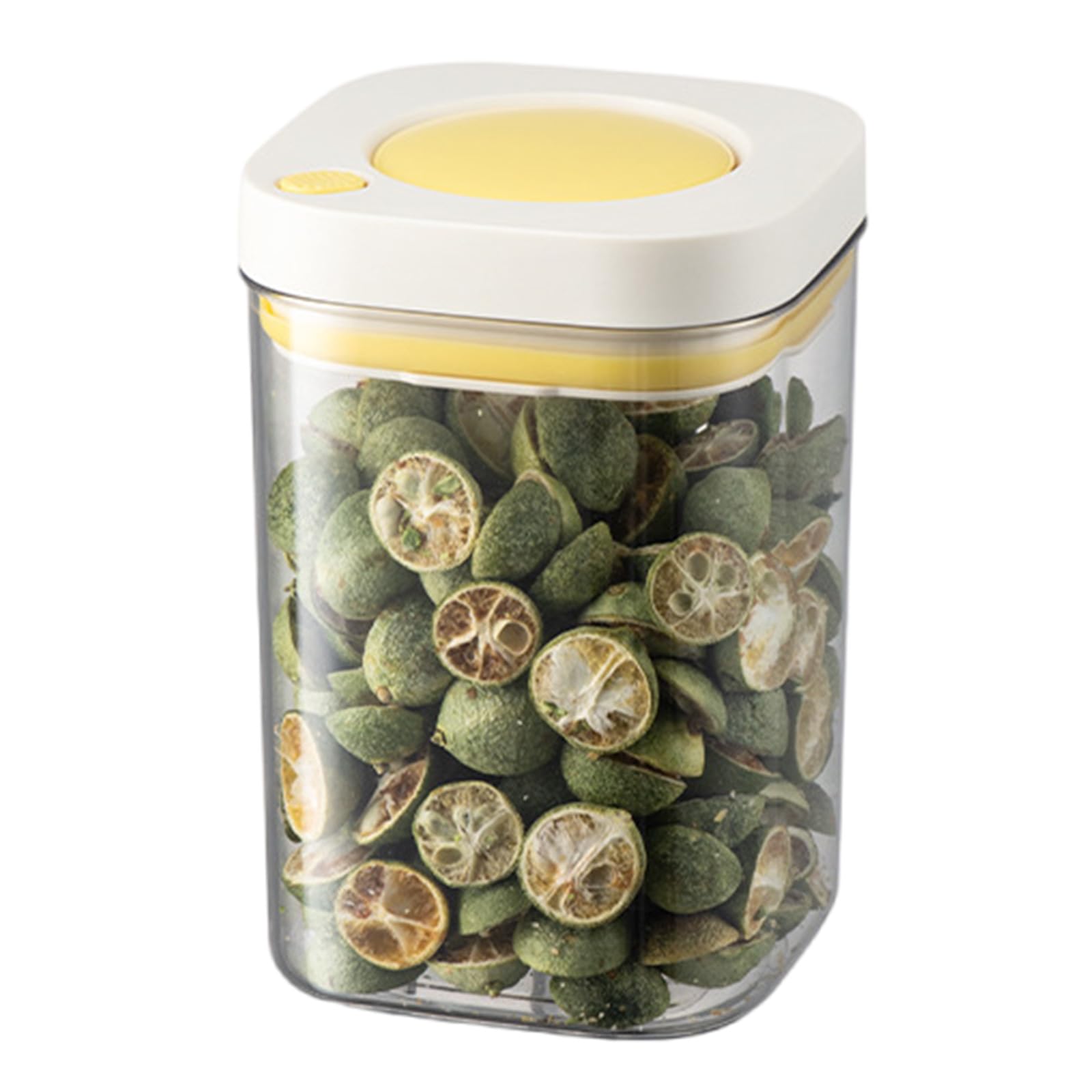 Xjdzineq Press to Seal Vacuum Jar for Efficient Food Preservation Clear Storage Canister Transparents Sealed Snacks Container Home Organization Jar