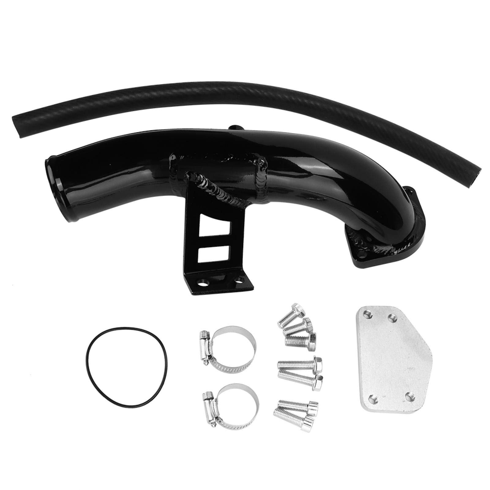 Dioche Kit de suppression EGR, kit de suppression de EGR et l'admission de refroidisseur à haut débit pour Silverado 2004-2005 en alliage + Rubbe