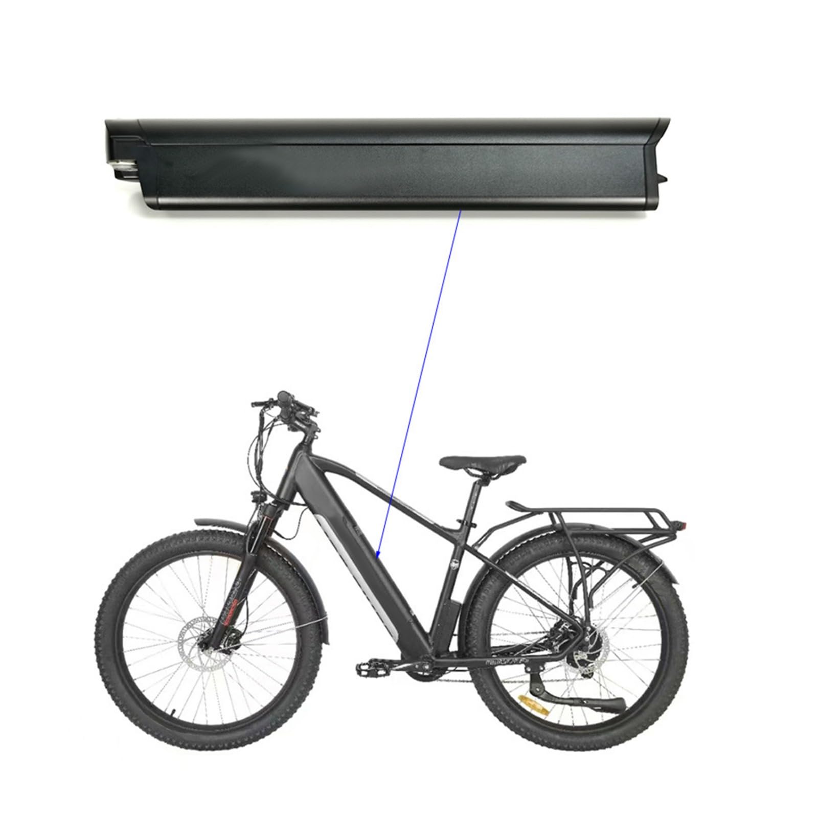 36V 14Ah 504Wh batteria bici elettrica per Megamo Ridon FS Reention EEL Mini con BMS e caricabatterie per Flli Schiano braver motore di biciclette elettriche