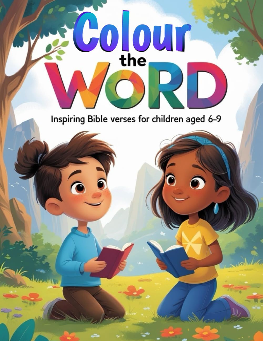Colour The Word: A Bible Verse Colouring & Reflection Book for Kids Ages 6–9 | Read, Colour, and Grow Closer to God
