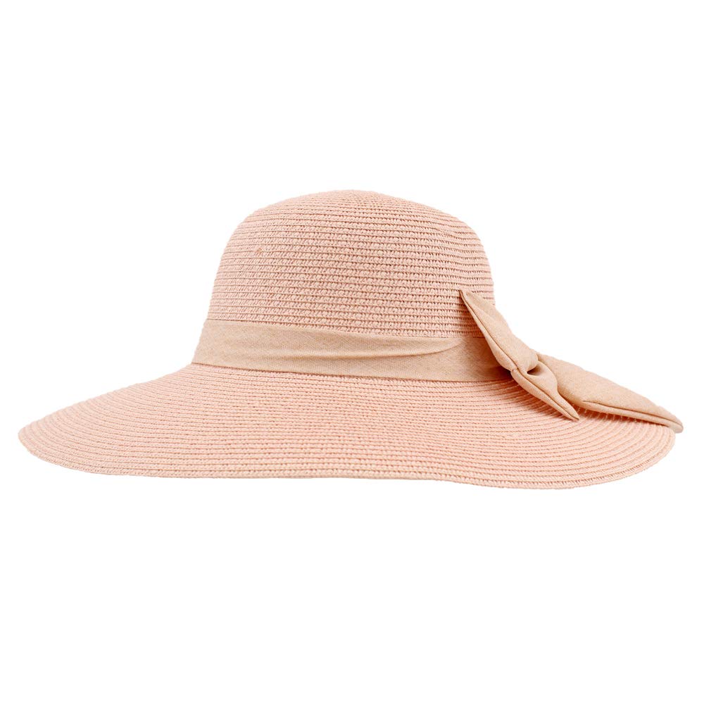 Carnavalife Sombrero Mujer Paja, Gorras Mujer Verano de ala Ancha, Pamela de Playa y Sol de Lazo Plegable y Flexible
