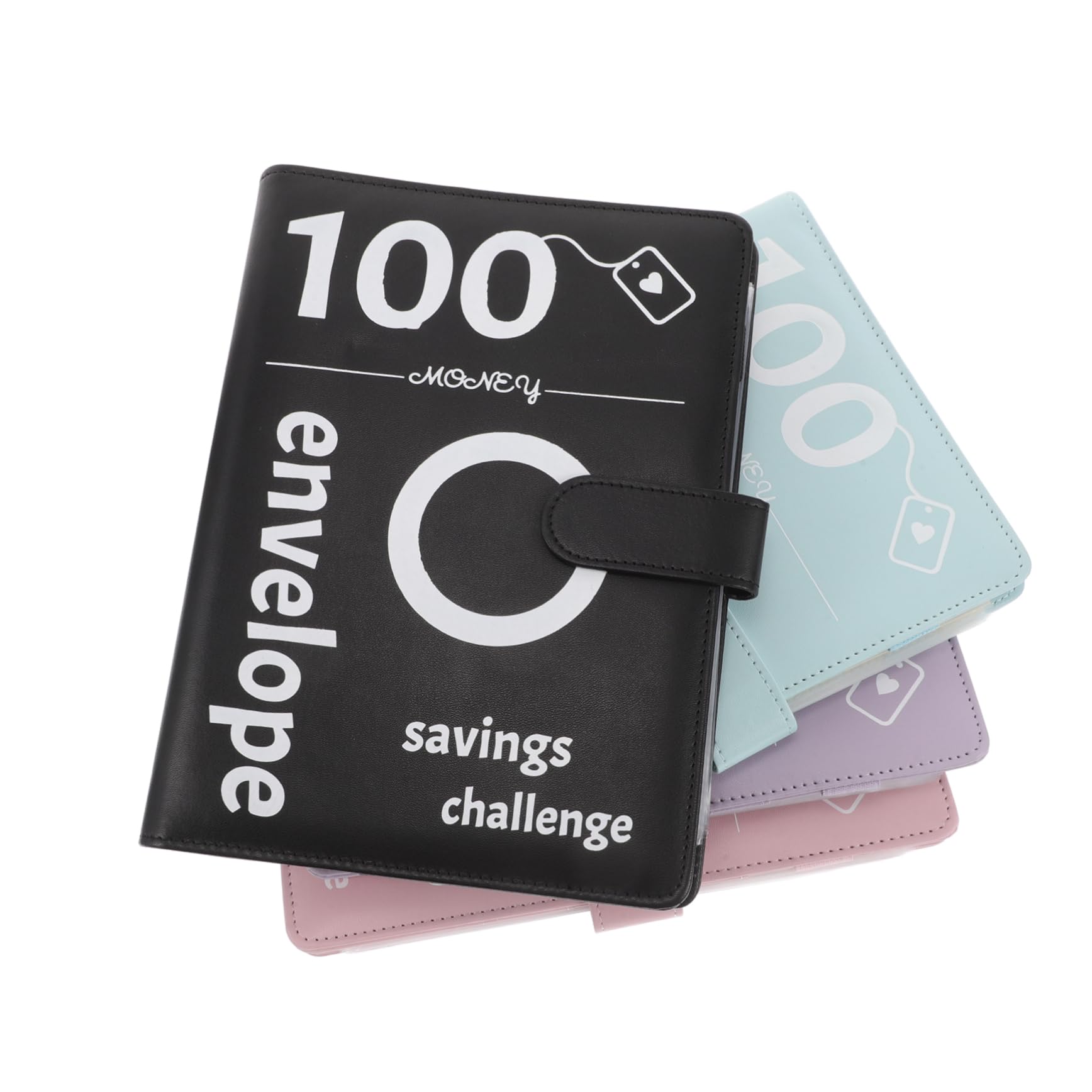 4sätze Spar-challenge-ordner Für Umschläge Budgetplaner Mit Klaren Cash-umschlägen Inspirierendes Notizbuch Zur Gemeinsamen Geldersparnis Und Finanziellen Disziplin