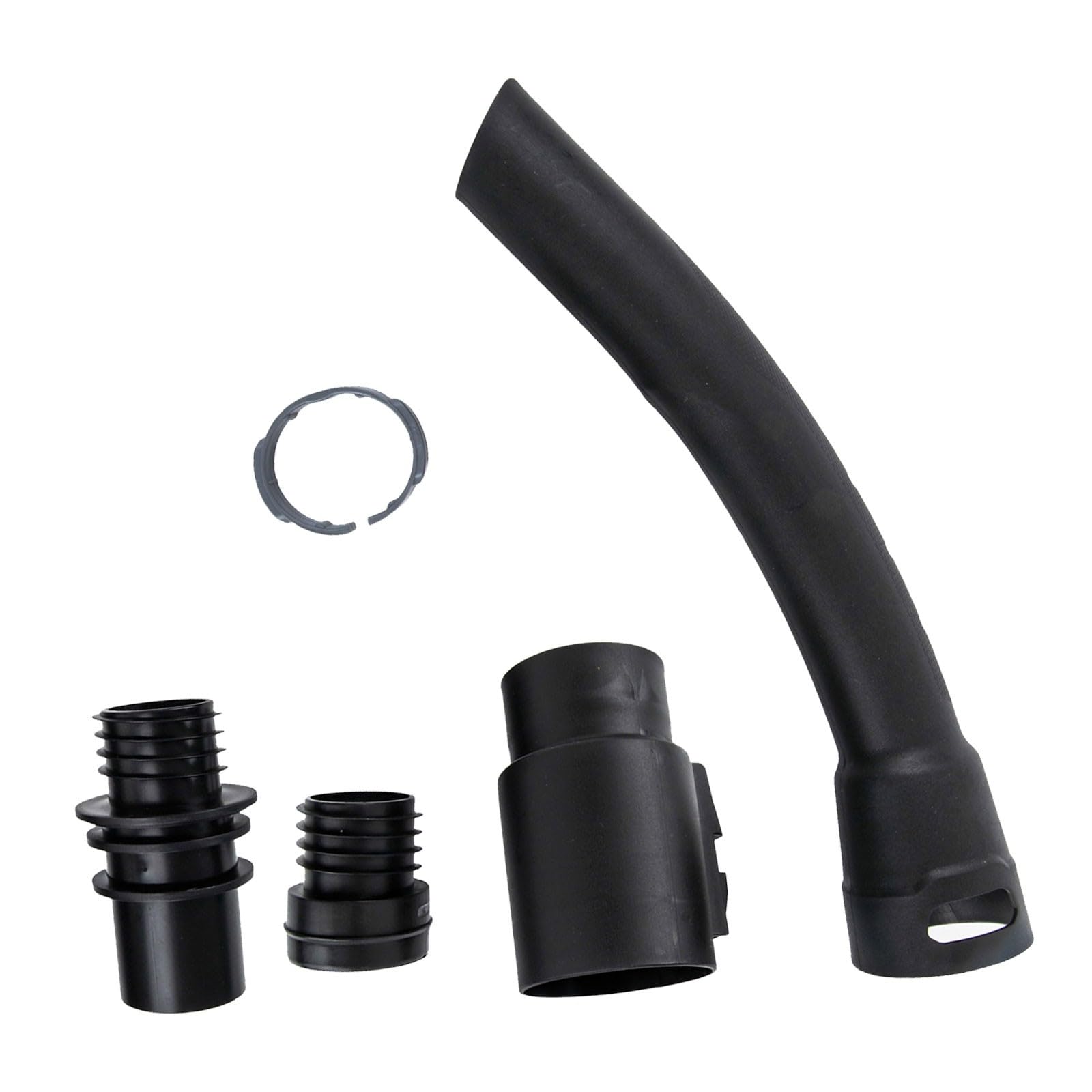 Karcher - Set di 4 connettori per tubi flessibili compatibili con aspirapolvere WD1, WD2, WD4, WD5, WD6, colore: nero