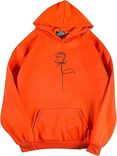 Splrit-MAN Women's Classic Pattern Print Jumper with Pockets Womens Loose Oversized Thermal Pullover Womens Casual Comfortable Warm Outdoor Top Blouse Cute Graphic Printed Basic Sweatshirt with Hood