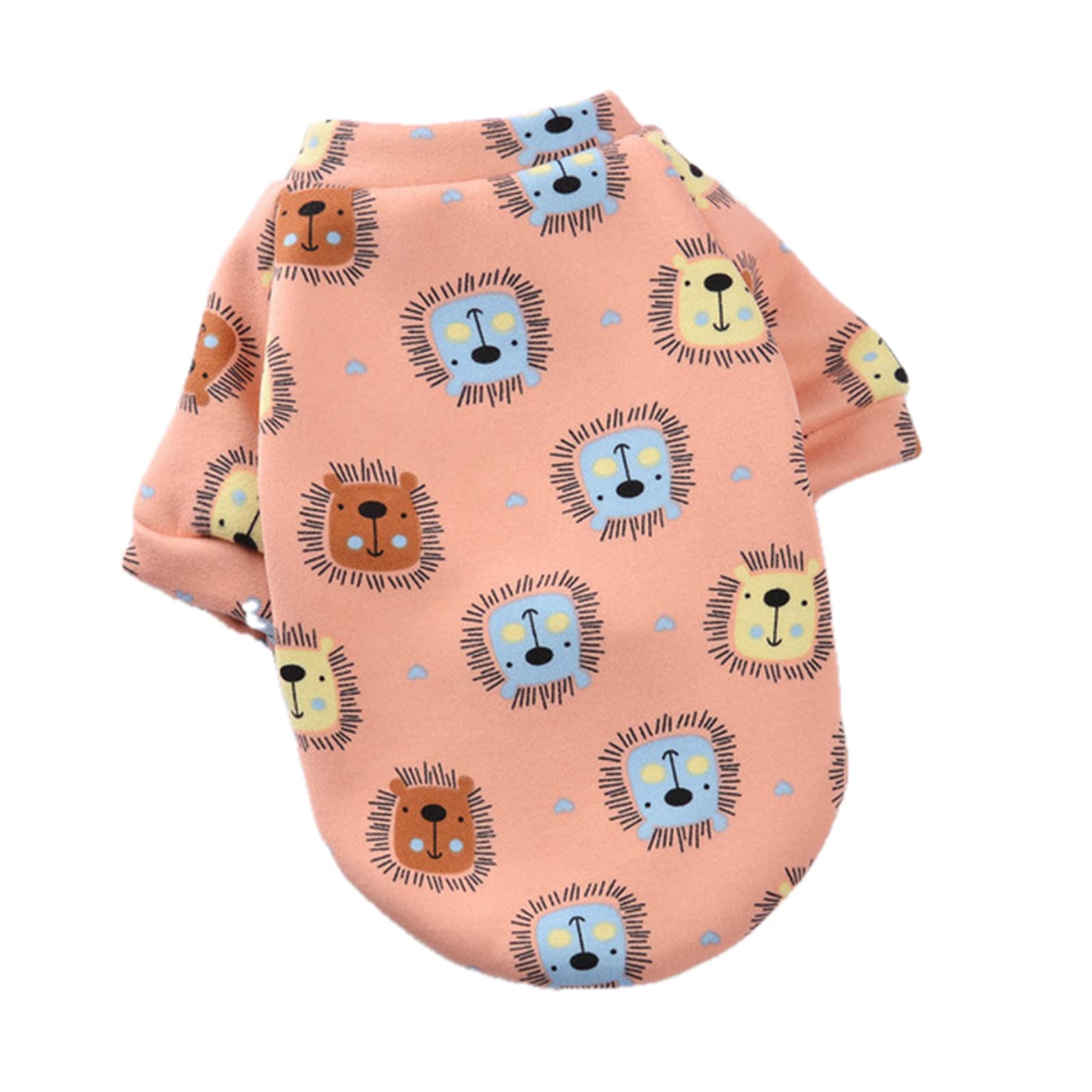 Pull pour chien en coton motif lion parfait pour la promenade