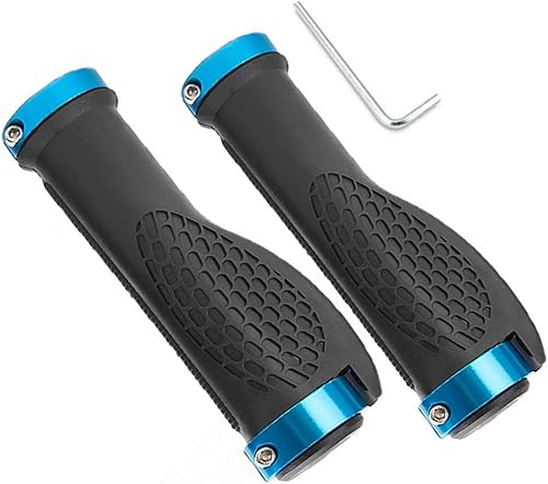 Manubrio de bicicleta MTB a prueba de golpes para bicicletas de montaña, cómodo agarre antideslizante para bicicleta, manubrio de bicicleta de