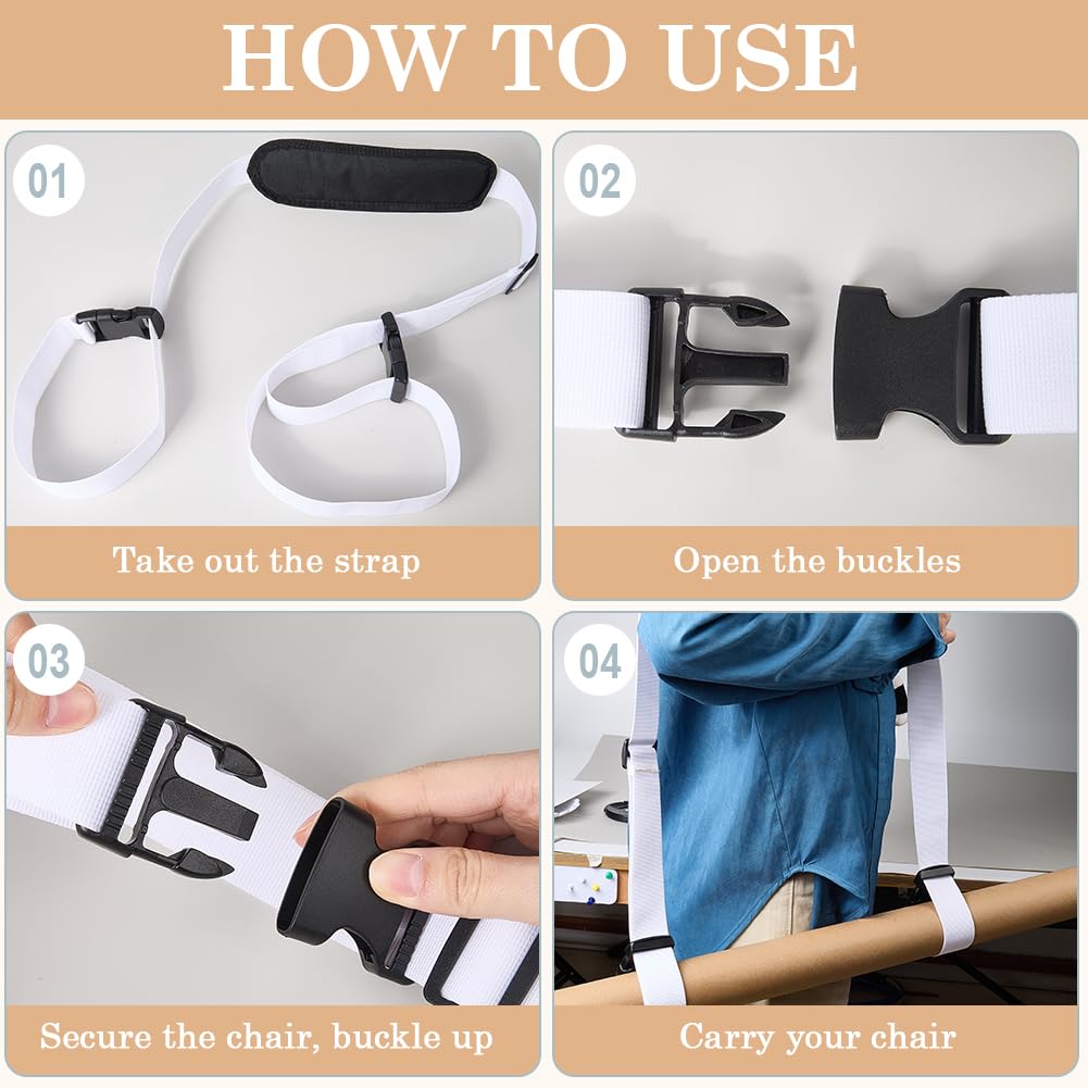 Cinghia Di Trasporto Per Scooter E Bici - Regolabile, Antiscivolo, Per Yoga E Spiaggia - Foto 9