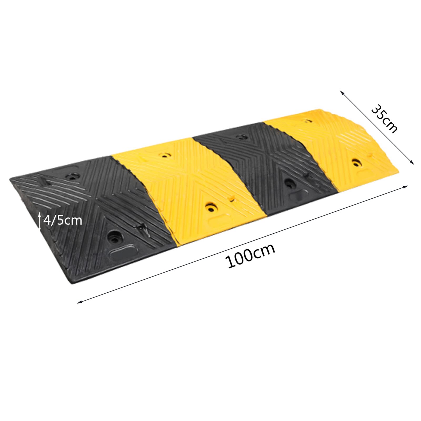 car ramps,Curb Ramps,Rubber Pavement Ramp Protector Trunking,Modular Traffic,Lane Decelerator Channel Slots,Very Suitable for Offices,Homes,and Workshops (